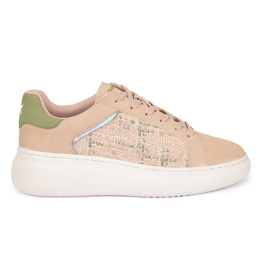 Caliana Sand Olive Tweed