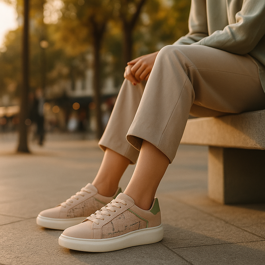 Caliana Sand Olive Tweed