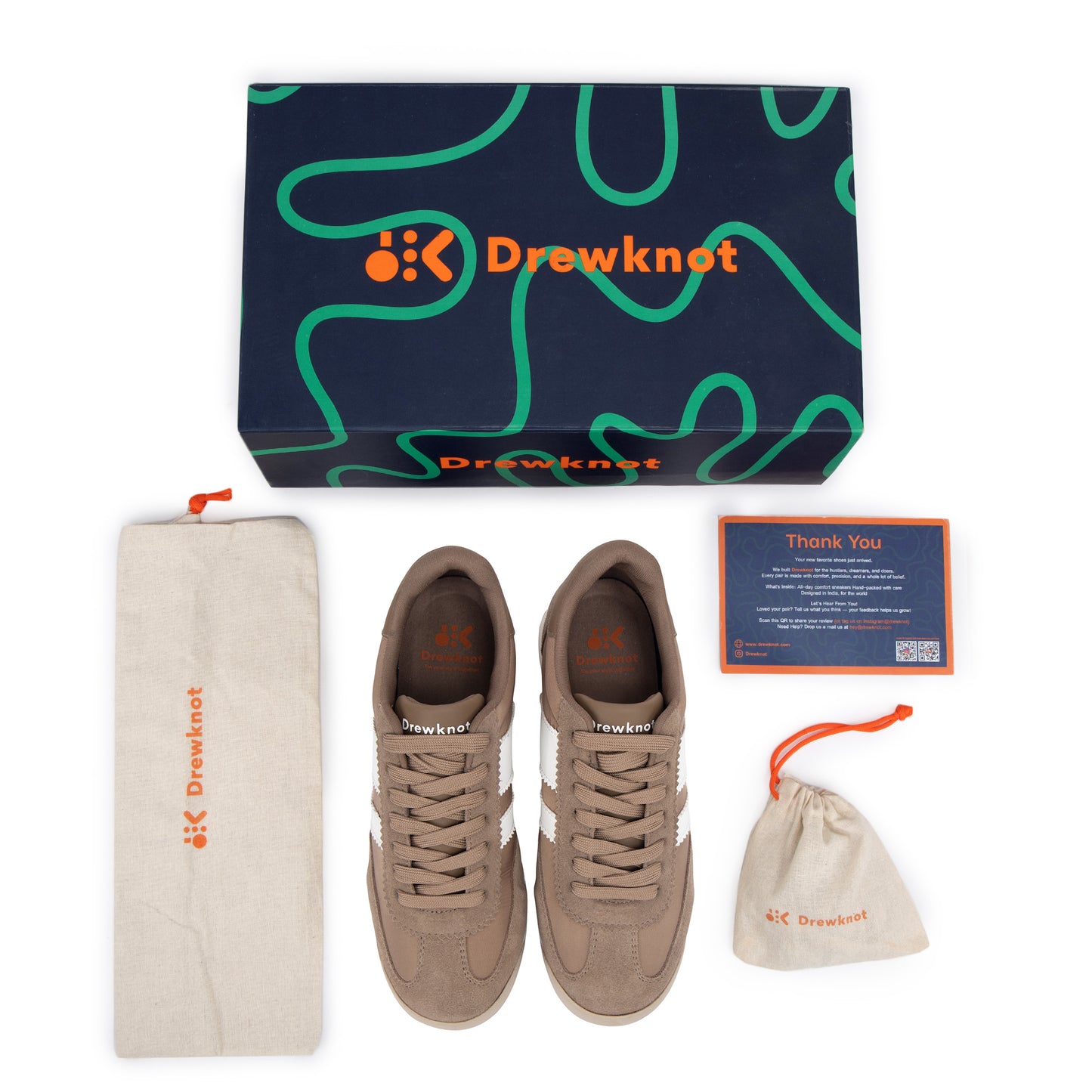 Drewknot Juno Taupe Brown