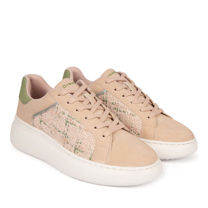 Caliana Sand Olive Tweed