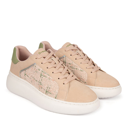 Caliana Sand Olive Tweed