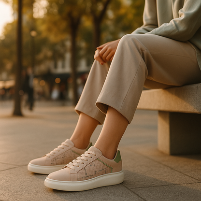 Caliana Sand Olive Tweed