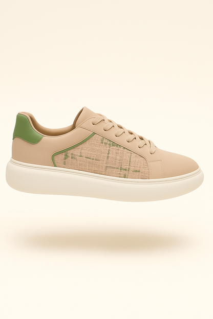 Caliana Sand Olive Tweed