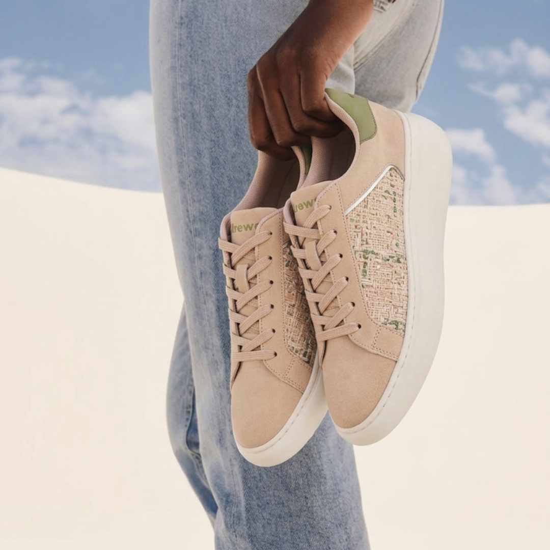 Caliana Sand Olive Tweed